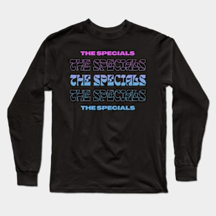 The Specials // Typography Fan Art Design Long Sleeve T-Shirt